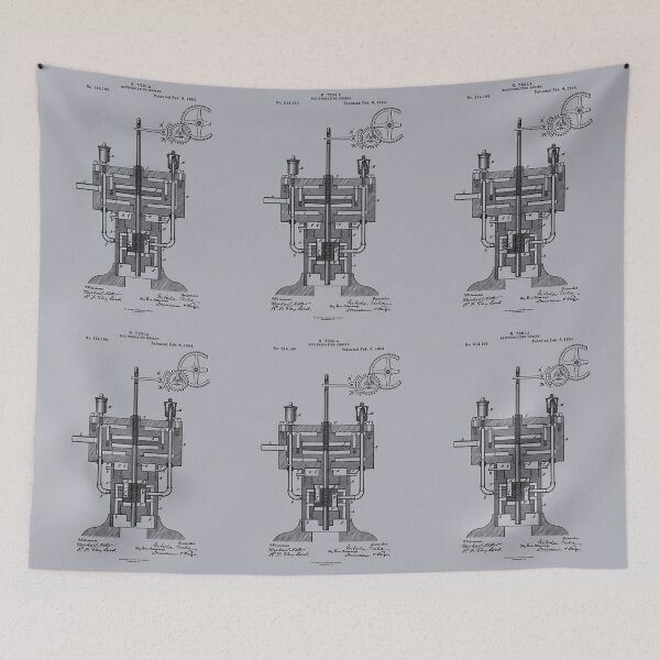 Item preview, Nikola Tesla Earthquake Machine Patent 1894 designed and sold by MadebyDesign.