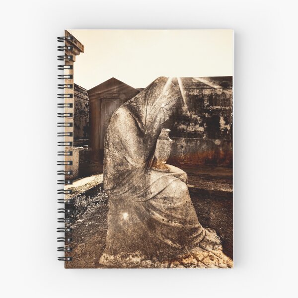 Item preview, Statue Of Weeping Woman, Lafayette Cemetery, New Orleans, in Monotones designed and sold by Kay Brewer.