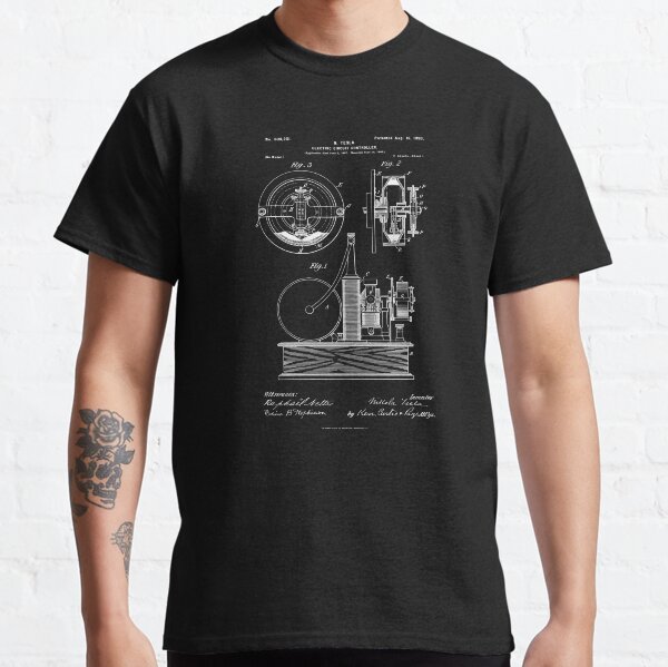 Item preview, Tesla Invention Electrical Circuit Controller Patent Print 1898 designed and sold by MadebyDesign.