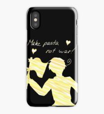 Make Pasta Not War iPhone Case