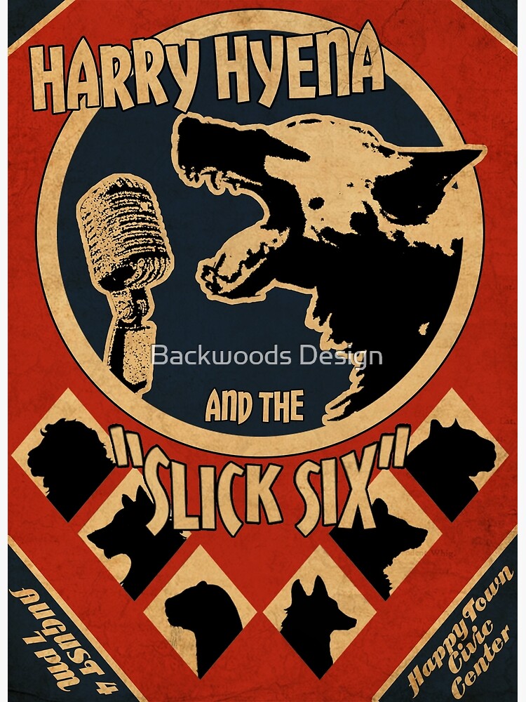 Art Deco Band Poster by RumFoxMedia