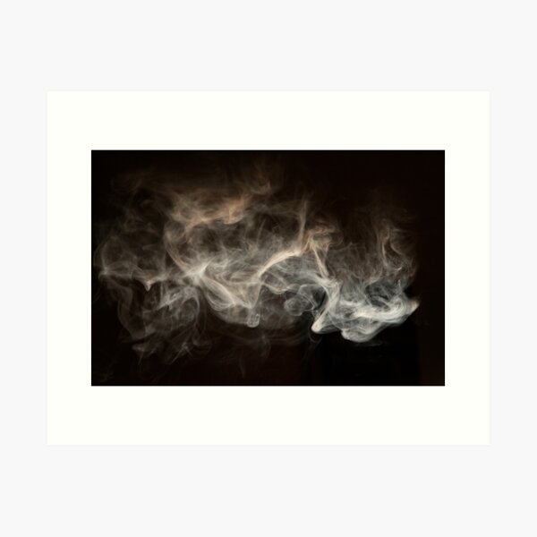 Hookah Smoke Art Print