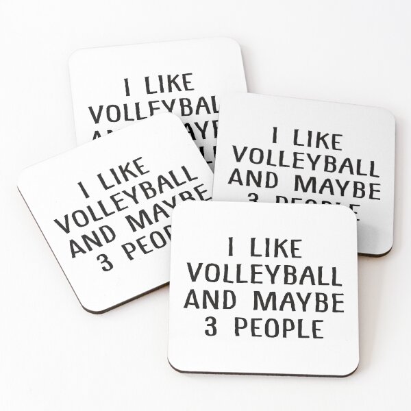 Item preview, I Like Volleyball and Maybe 3 People designed and sold by teesaurus.