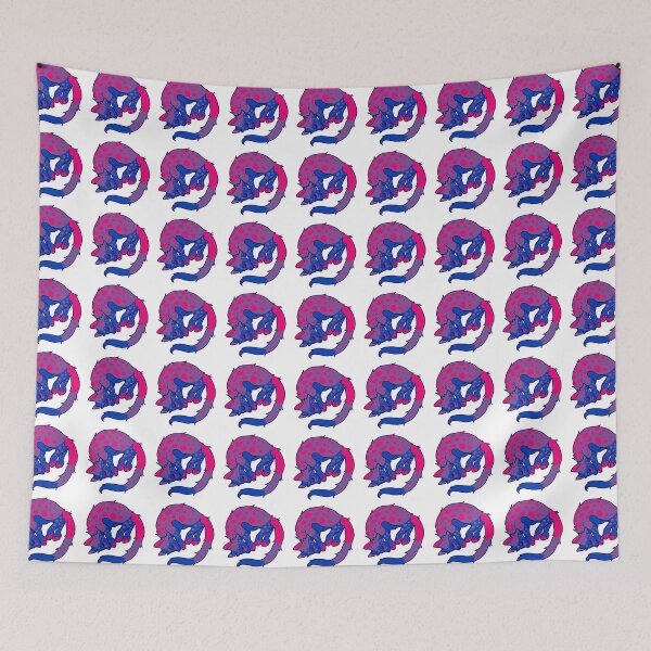 Item preview, Bi Pride Sleeping Cat designed and sold by furrybarista.