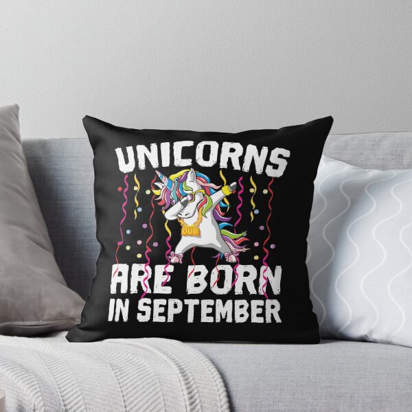 Item preview, Unicorns are Born In September Dabbing Birthday Party designed and sold by alenaz.