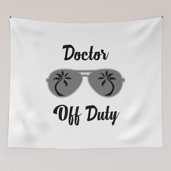 Item preview, Off Duty Doctor Funny Summer Vacation  designed and sold by Seas Wanda.