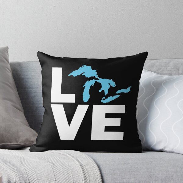 Item preview, I love Michigan Great Lakes Blue Water  designed and sold by alenaz.