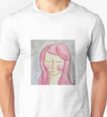 Girl: Pink Hair Unisex T-Shirt