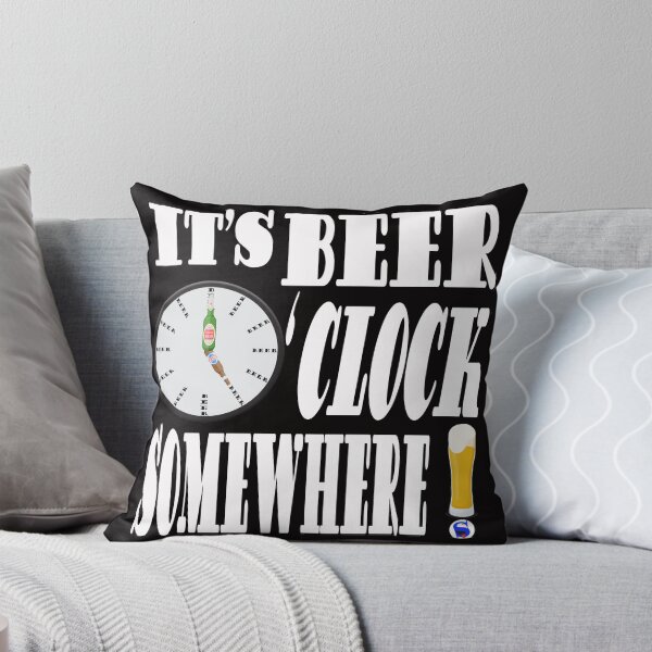 Item preview, It's beer o'clock somewhere. designed and sold by Sliques.