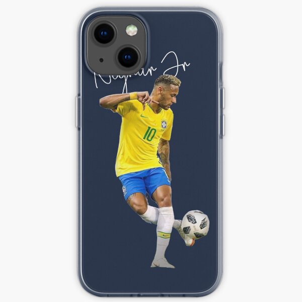 Neymar Jr signé le brésil Coque souple iPhone