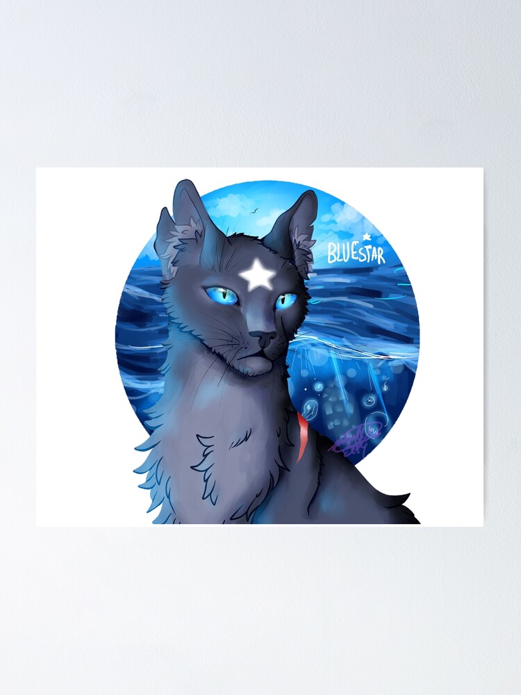 Bluestar in Starclan - Warrior cats - Digital Art, Childrens Art