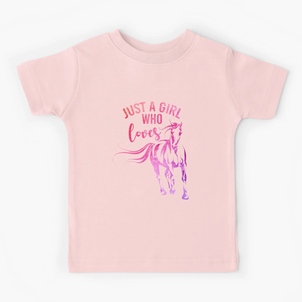 Just A Girl Who Loves Horses T-Shirt, Horse Shirt, Horse Lover Gift, Horse  Gift, Gift For Horse Lover, Horse Gift Ideas, Equestrian Gifts Kids T-Shirt  for Sale by johnii1422