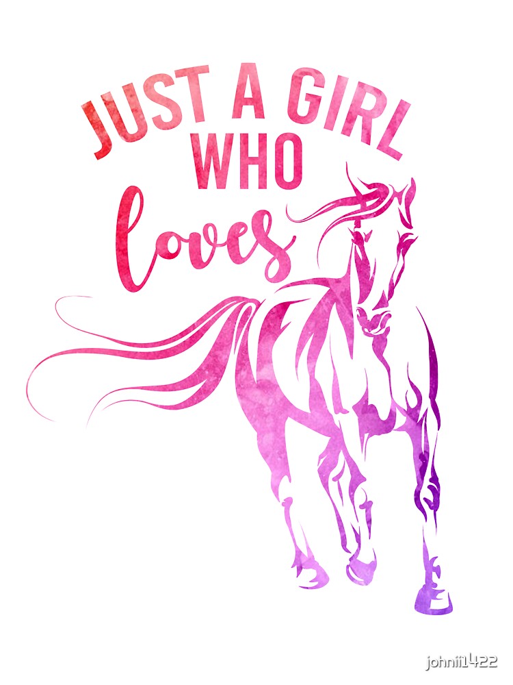 Horse Gifts For Girls 10-12 Love Riding Horse Art Board Print for Sale by  DSWShirts