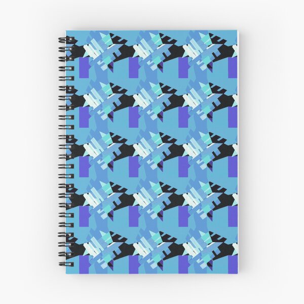 Item preview, Basic Blue Crystal Cluster Surface Pattern Design -Jenny Meehan designed and sold by Jenny Meehan Art Prints and Patterns .