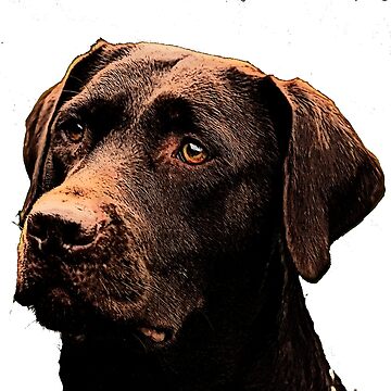 Artwork thumbnail, Chocolate Lab by designbywhacky