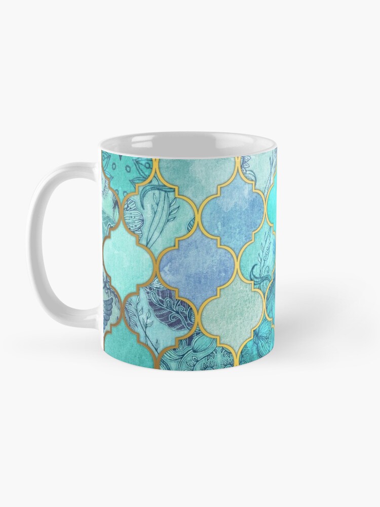 Society6 ケース Cool Jade & Icy Mint Decorative Moroccan Til Cool Jade & Icy Mint Decorative Moroccan Tile Pattern