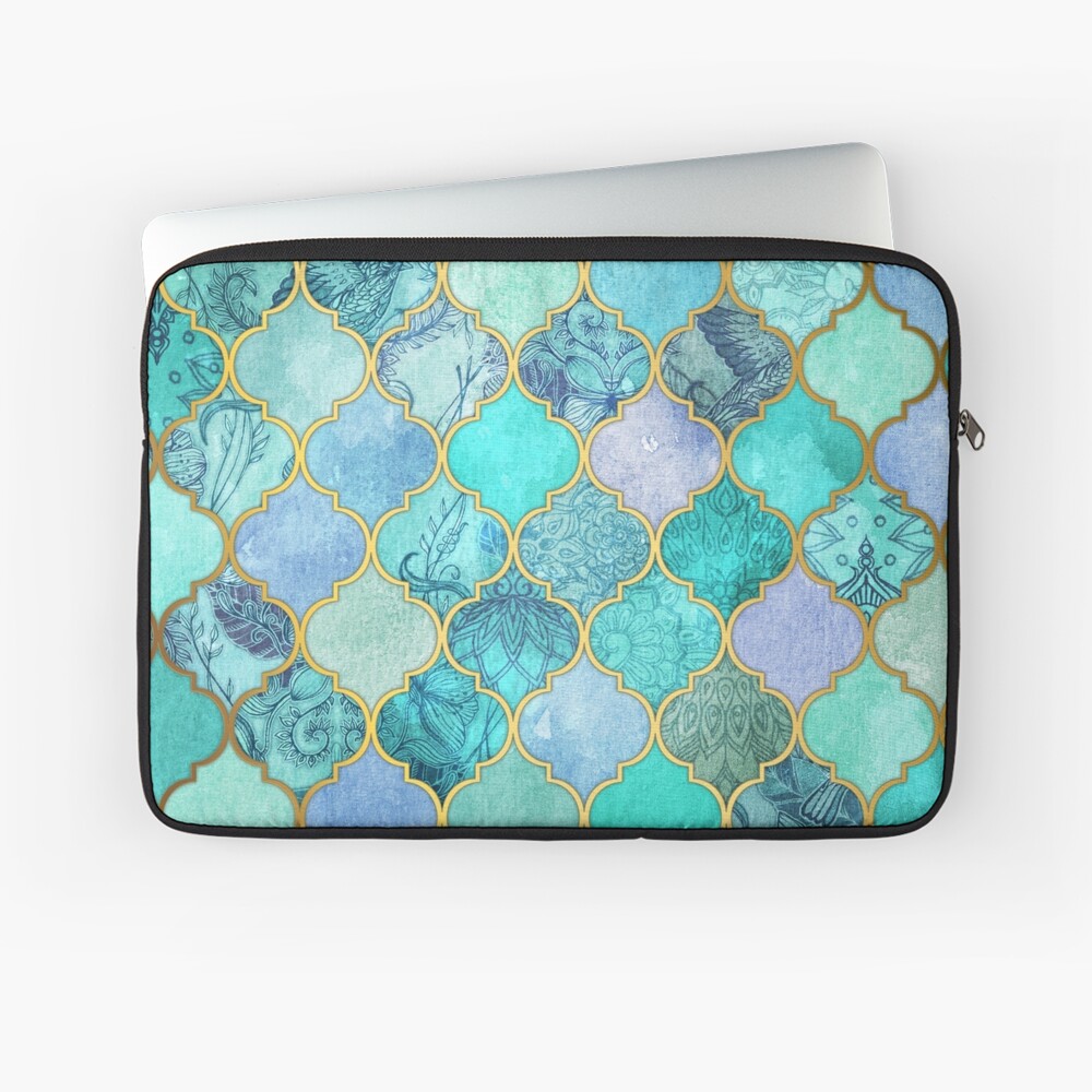 Society6 ケース Cool Jade & Icy Mint Decorative Moroccan Til Cool Jade & Icy Mint Decorative Moroccan Tile Pattern