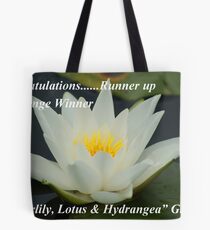 Runner Up Banner ~ Lotus ~ Tote Bag