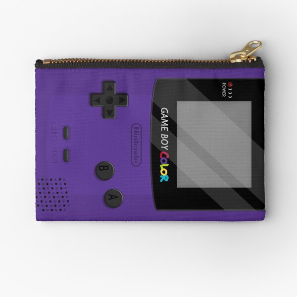 Gameboy Color 2.0 - Purple Zipper Pouch