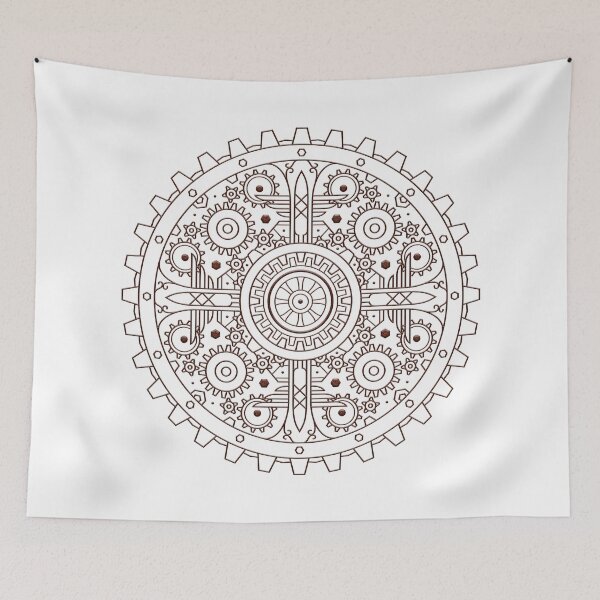 Item preview, Steampunk Gear Mandala designed and sold by Art-Frankenberg.