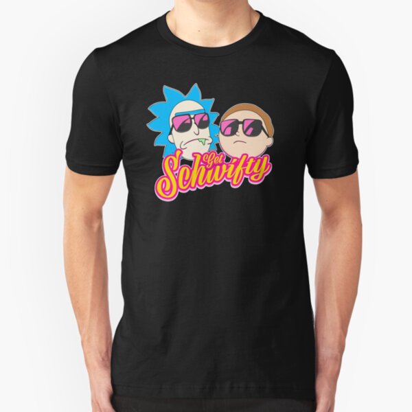 Rick And Morty : Get Schwifty Slim Fit T-Shirt