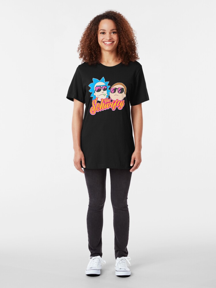 Alternate view of Rick And Morty : Get Schwifty Slim Fit T-Shirt