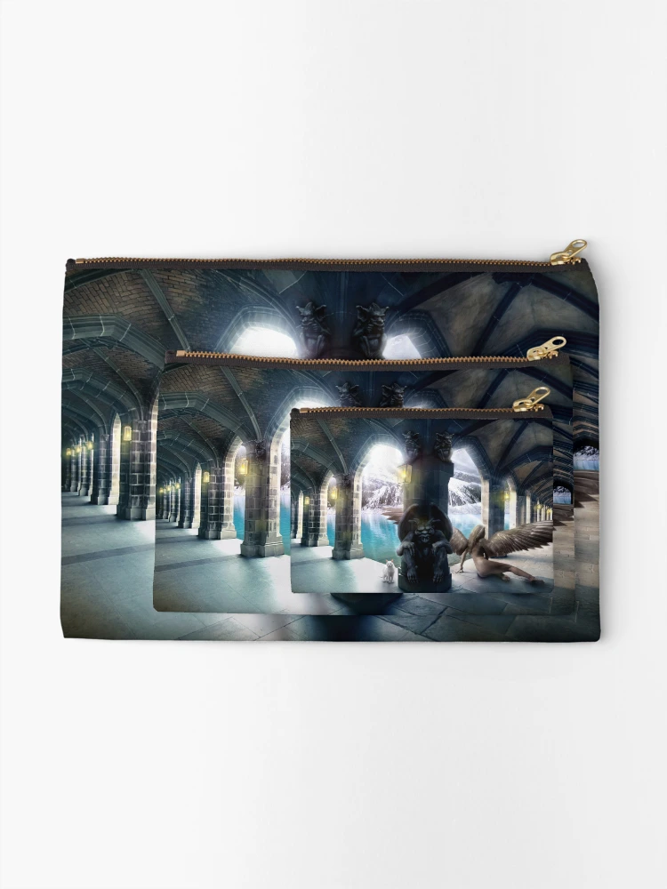 Thumbnail 2 of 4, Zipper Pouch, Somewhere In Between.. designed and sold by Cliff Vestergaard.