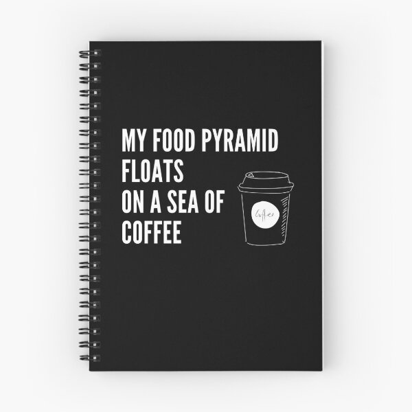 Aperçu de l'œuvre Ma pyramide alimentaire flotte sur une mer de café créée et vendue par jutulen.