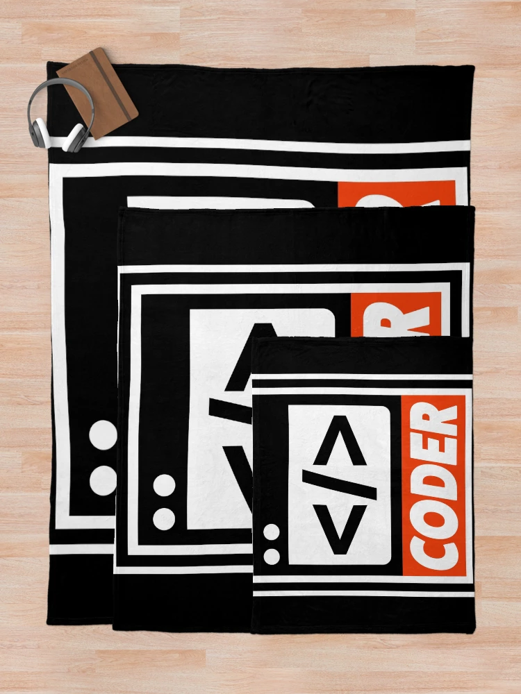 Thumbnail 5 of 6, Throw Blanket, Coder designed and sold by KeepOnCoding.