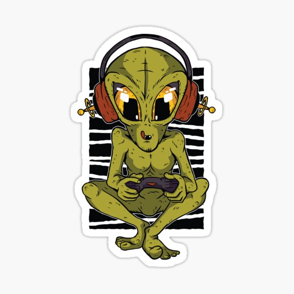 Item preview, Gamer Alien designed and sold by Cozmick.
