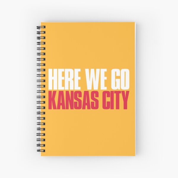 Here we go Kansas City Fan Spiral Notebook