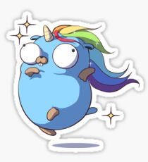 Golang Gopher Unicorn Sticker