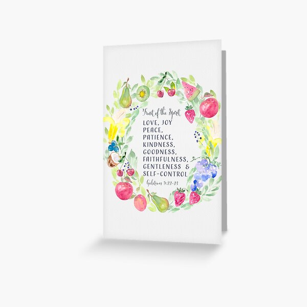 Item preview, The Fruit of the spirit Watercolor Art |  Christian Art designed and sold by Harpley Design Studio.