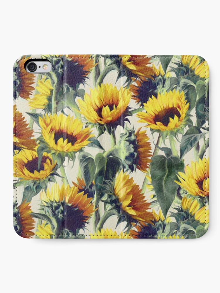Alternate view of Sunflowers Forever iPhone Wallet