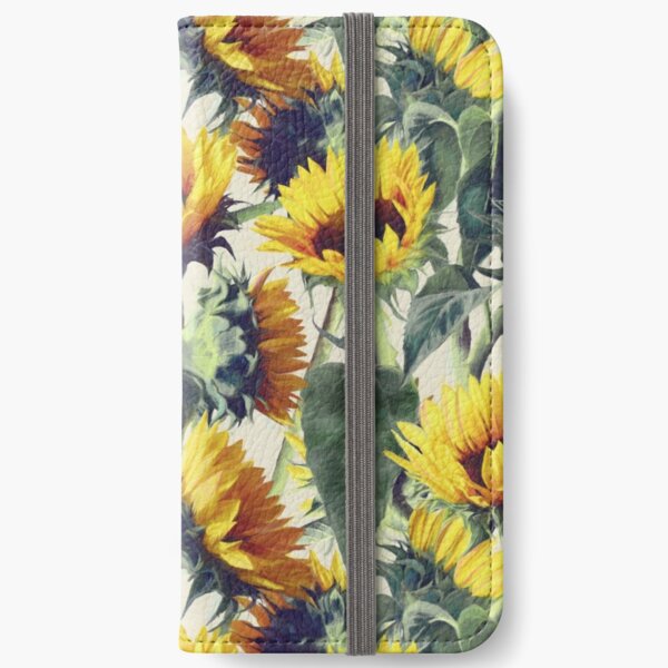 Sonnenblumen für immer iPhone Flip-Case