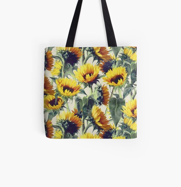 Sunflowers Forever All Over Print Tote Bag