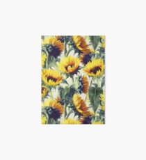Sunflowers Forever Art Board Print