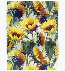 Sunflowers Forever Poster