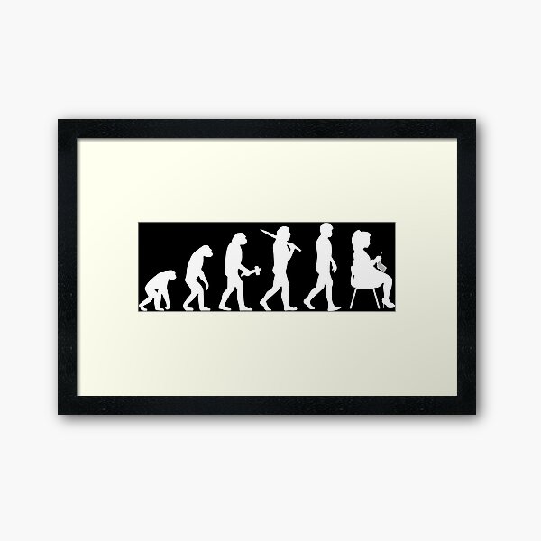 Crocheting Crochet Yarn Crochet Hook Evolution Framed Art Print