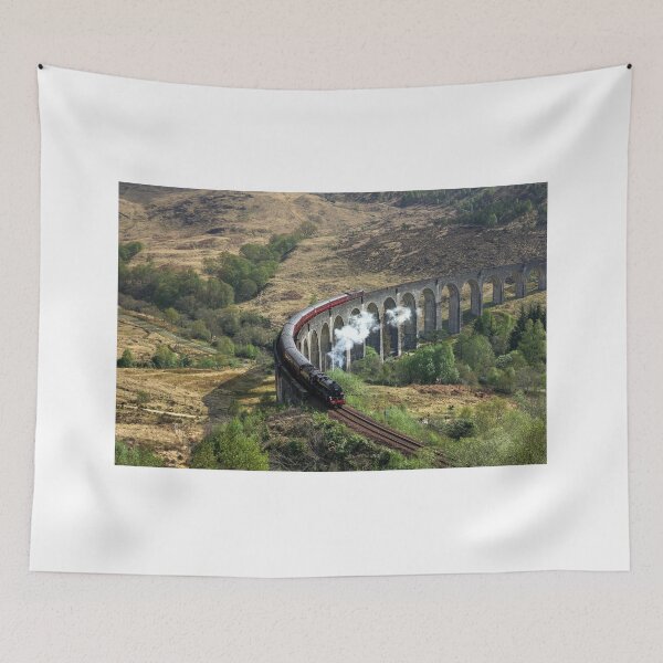 Item preview, Jacobite Steam Train, Glenfinnan Viaduct, Scotland. designed and sold by AlbaPhotography.