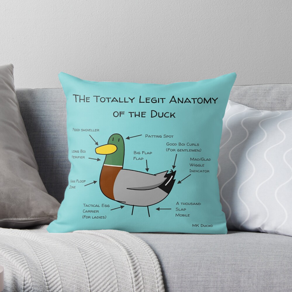 Duck Duck Small Lumbar Pillow