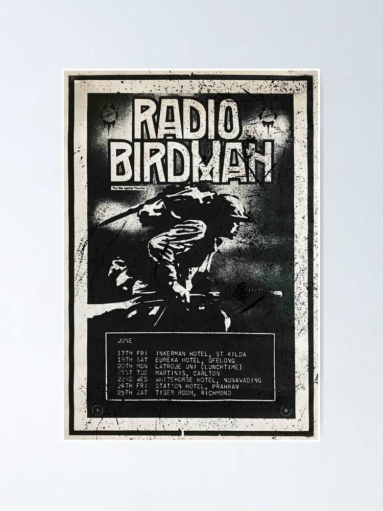 Alternate view of Radio Birdman Live! Poster