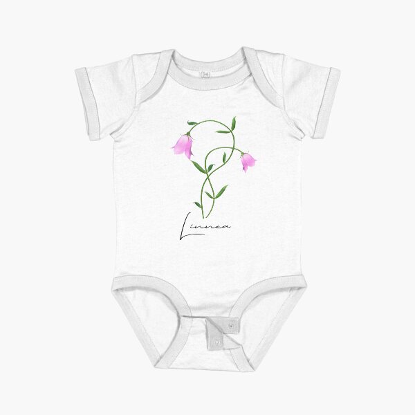 Item preview, Nordic Wildflower Linnea Twinflower Pretty Pink Flowers floral designed and sold by funnytshirtemp.