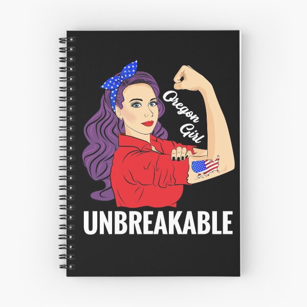 Item preview, Oregon Girl Unbreakable Women OR State Patriotic designed and sold by ZNOVANNA.