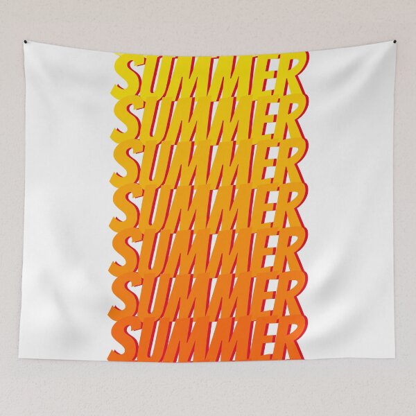 Item preview, Yellow Orange Red Ombre Summer Text designed and sold by judgeart.