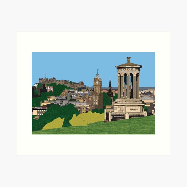 Item preview, Edinburgh Skyline from Calton Hill designed and sold by artbymikeewing.