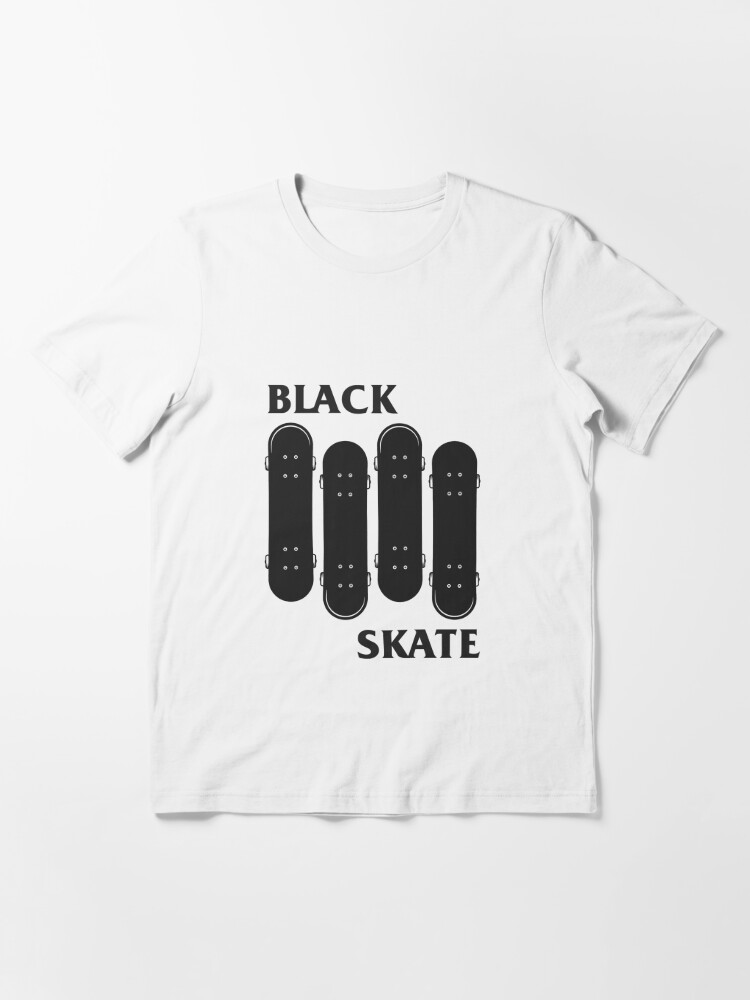 SKATE PRINT T-SHIRT - Black