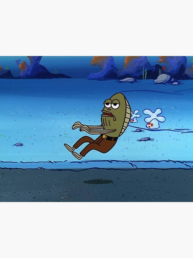 "SPONGEBOB INVISIBLE CAR MEME" Sticker by OfficialMemo Redbubble