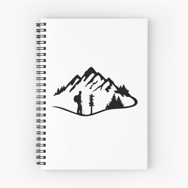 Item preview, Man hiking designed and sold by claudiasartwork.