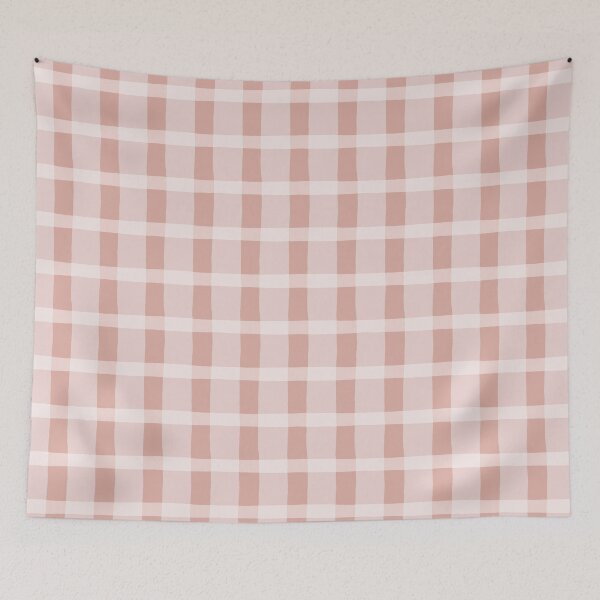 Item preview, Dusty Rose Jagged Edge Plaid designed and sold by WRosesPatterns.